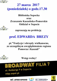 Prelekcja prof .Edwarda Brezy
