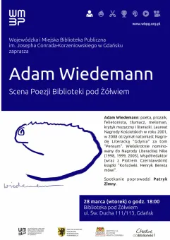 Adam Wiedemann - Scena poezji Biblioteki pod Żółwiem