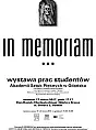In Memoriam - wystawa studentów ASP: wernisaż