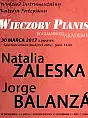 Wieczory Pianistyczne: Natalia Zaleska, Jorge Balanzá