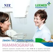 Bezpłatne badania mammograficzne 