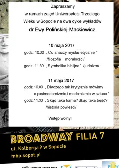 Wykłady dr Ewy Polińskiej-Mackiewicz