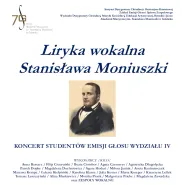 Koncert Liryka wokalna Stanisława Moniuszki