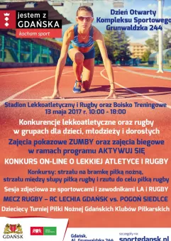 Dzień otwarty Gdańskiego Stadionu Lekkoatletycznego i Rugby