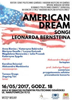 Koncert American Dream. Songi Leonarda Bernsteina