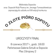 Finał Konkursu "O Złote Pióro Sopotu"