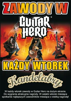 Zawody w Guitar Hero w Kandelabrch