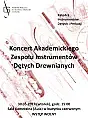 Koncert Akademickiego Zespołu Instrumentów Dętych Drewnianych