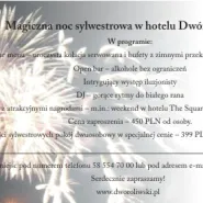 Magiczna noc sylwestrowa w Hotelu Dwór Oliwski