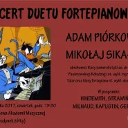Koncert duetu fortepianowego Adam Piórkowski & Mikołaj Sikała