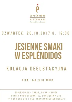 Kolacja degustacyjna w Esplendidos