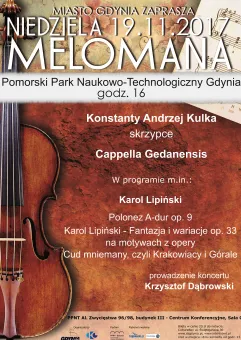 Niedziela Melomana: Konstanty Andrzej  Kulka i Cappella Gedanensis
