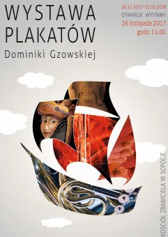 Wystawa plakatów Dominiki Gzowskiej