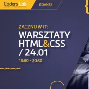 Zacznij w IT: warsztaty HTML&CSS 