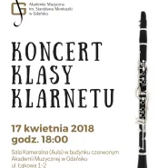 Koncert studentów klasy klarnetu