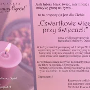 Czwartkowe wieczory przy świecach