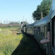 Klif - pociągiem z parowozem wokół Gdyni