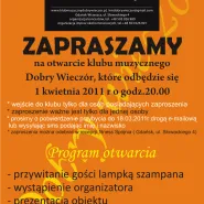 Otwarcie klubu Dobry Wieczór