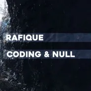 Rafique / coding & null