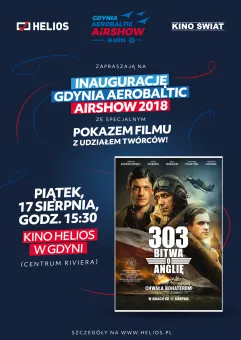 Inauguracja Gdynia Aerobaltic 2018. Pokaz filmu 303.Bitwa o Anglię