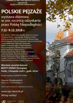 Polskie Pejzaże. Wernisaż wystawy zbiorowej w 100. rocznicę odzyskania przez Polskę Niepodległości