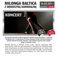 Milonga Baltica z orkiestrą kameralną
