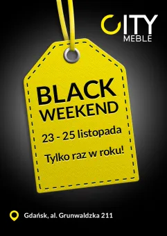Black Weekend w Galerii Wnętrz City Meble.