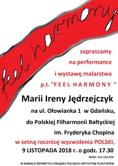 Wystawa Marii Jędrzejczyk: Feel Harmony