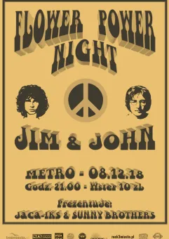 Flower Power Night - Jim & John: Jaca/Iks & Sunny Brothers