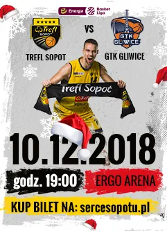Koszykówka: TREFL Sopot - GTK Gliwice