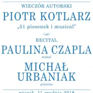 Piotr Kotlarz - 51 piosenek i musical. Promocja książki