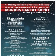 4. Międzynarodowy Festiwal Chóralny Muzyki Adwentowej i Świątecznej Mundus Cantat