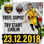 Koszykówka: TREFL Sopot - TBV Start Lublin