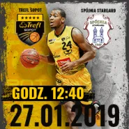 Koszykówka: TREFL Sopot - Spójnia Stargard