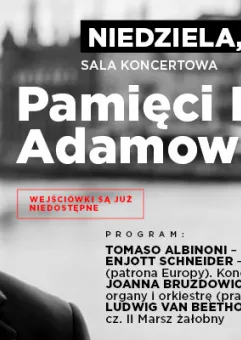 Pamięci Pawła Adamowicza - koncert symfoniczny