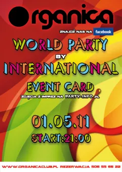 World Party by International Event Card