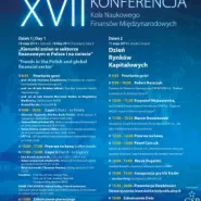 XVII Konferencja Koła Naukowego Finansów Międzynarodowych