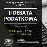 Debata podatkowa - Poznaj CIT i PIT