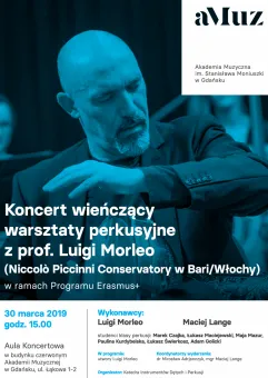 Koncert perkusyjny: Luigi Morleo, Maciej Lange i studenci aMuz