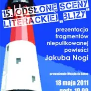 15. odsłona Sceny Literackiej "Blizy": Jakub Noga