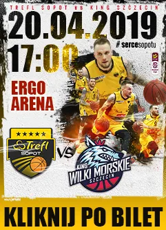 Koszykówka: TREFL Sopot - King Szczecin