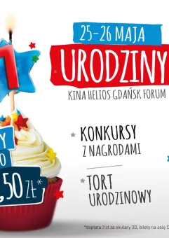 Pierwsze urodziny Kina Helios Gdańsk Forum