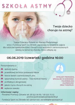 Szkoła astmy - szkolenie dla rodziców