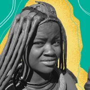 Himba. Kobiety w kolorze ochry