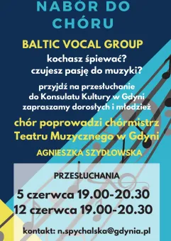 Przesłuchania do Baltic Vocal Group