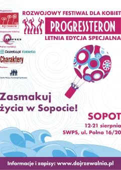 Rozwojowy Festiwal dla Kobiet PROGRESSteron - Letnia edycja specjalna!