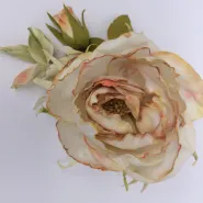 Warsztat - róża vintage z foamiranu