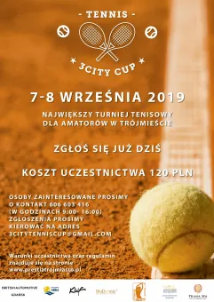 3City Tennis Cup- turniej tenisowy dla amatorów w Trójmieście
