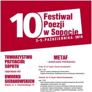 10. Festiwal Poezji - Metaf czyli powrót poezji metafizycznej
