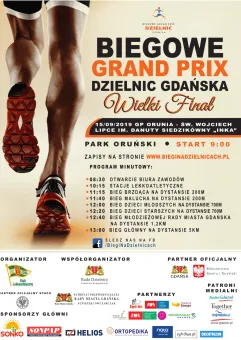 Biegowe Grand Prix Dzielnic Gdańska: Orunia - św. Wojciech - Lipce